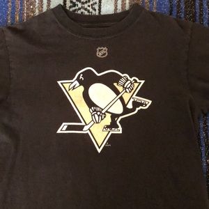 Reebok NHL Sidney Crosby Pittsburg Penguins Jersey Tee Shirt